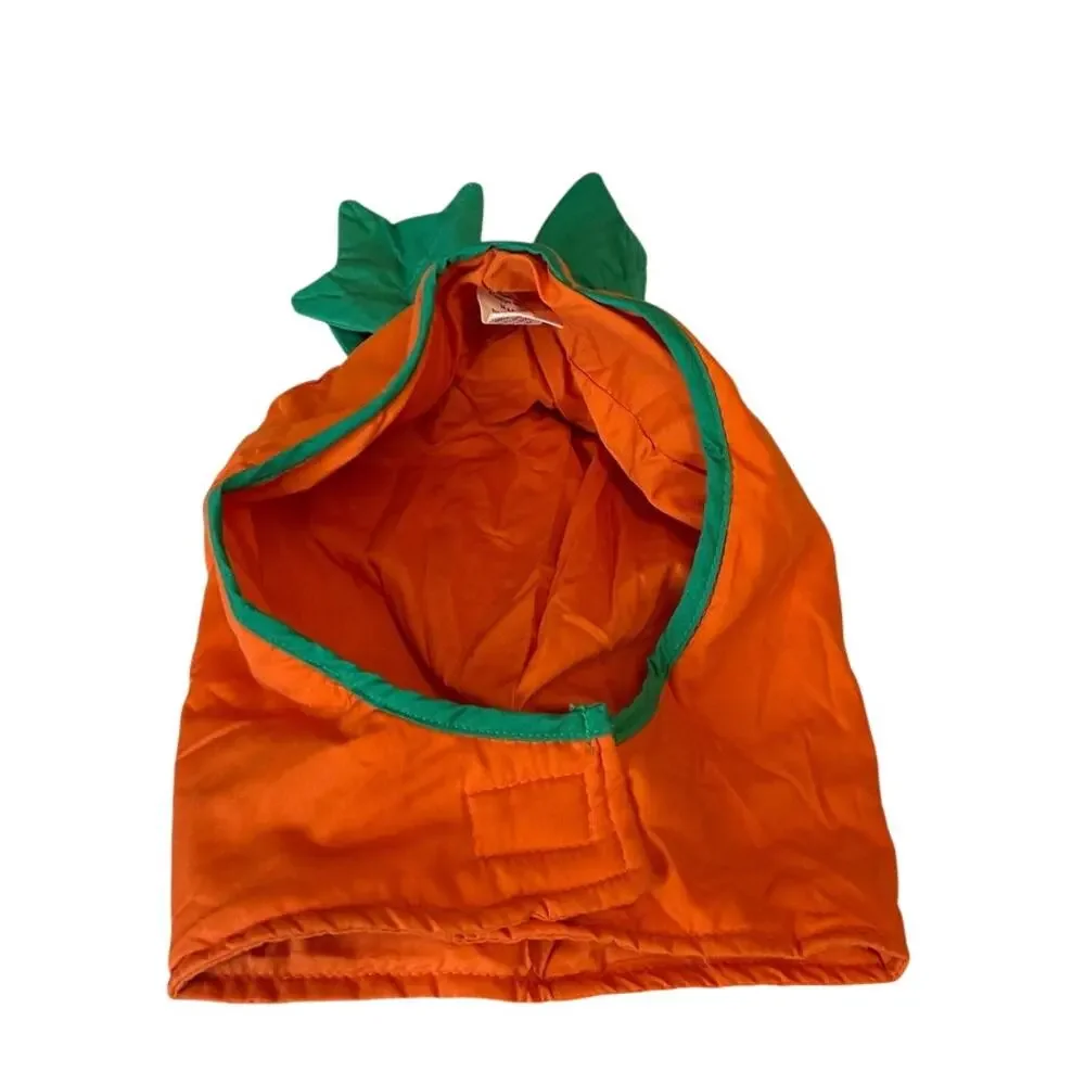 Children's sz 4-5 Halloween Pumpkin Costume bright orange body